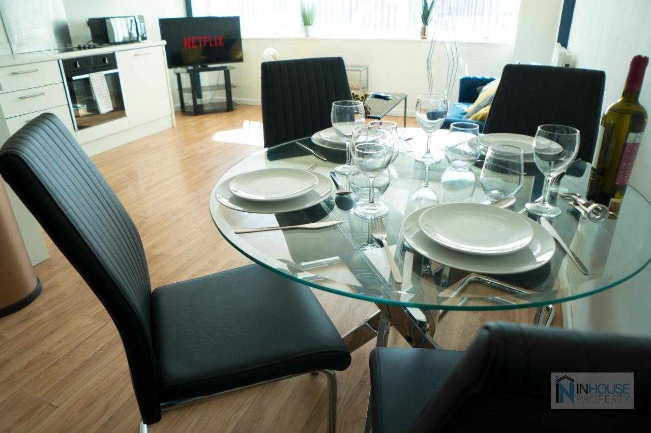 Modern City Centre Apartment Wifi Netflix นอตติงแฮม ภายนอก รูปภาพ